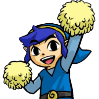 LinkCheerleaderBlue Emoji