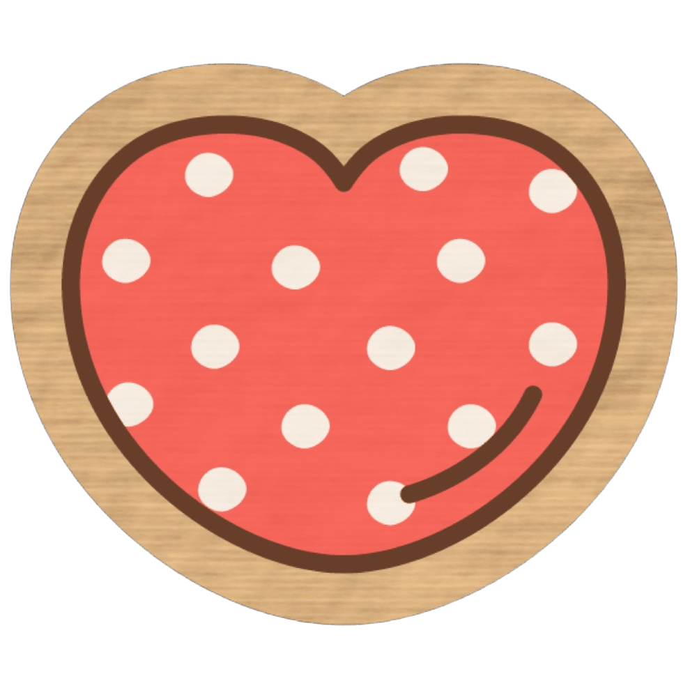WoodenBadgeHeart Emoji