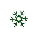 Darkgreensnowflake Emoji