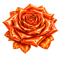 3dorangeshinyrose Emoji