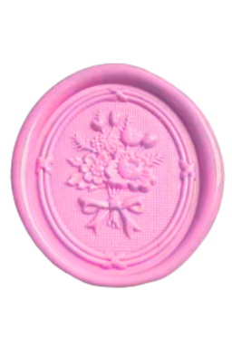 PinkFloralWaxSeal Emoji