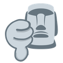 moyai_thumbsdown Emoji