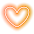 OrangeNeonHeart Emoji