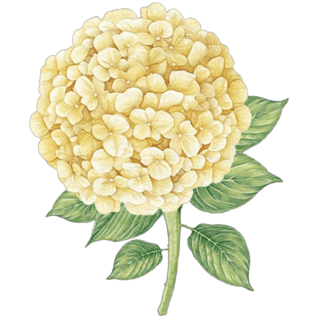 WCYellowHydrangea Emoji