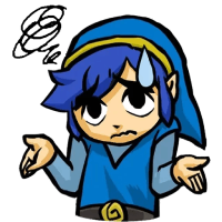 LinkShrugBlue Emoji