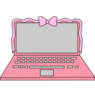 CoquettePinkLaptop Emoji