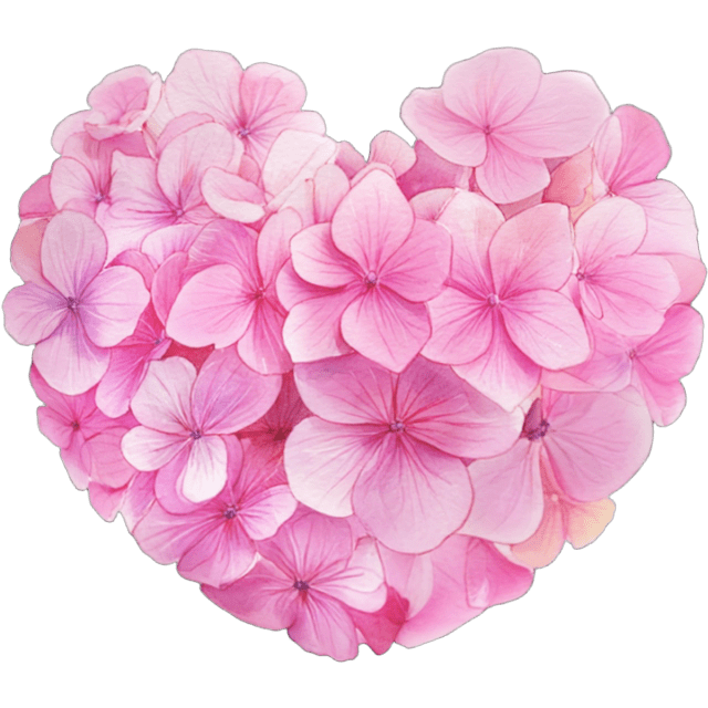 WCHydrangeaHeart Emoji