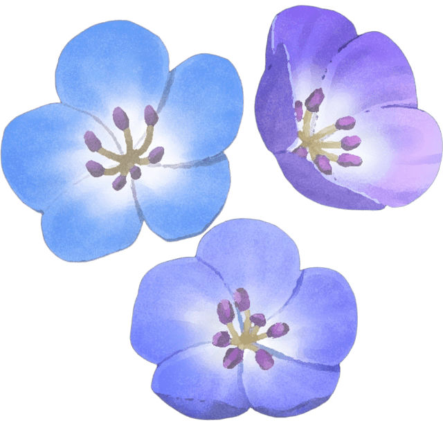 BlueFlowers Emoji