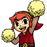 LinkCheerleaderRed Emoji