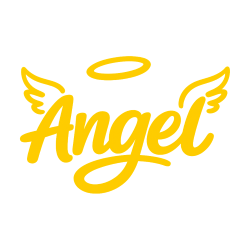 Yellowangeltext Emoji