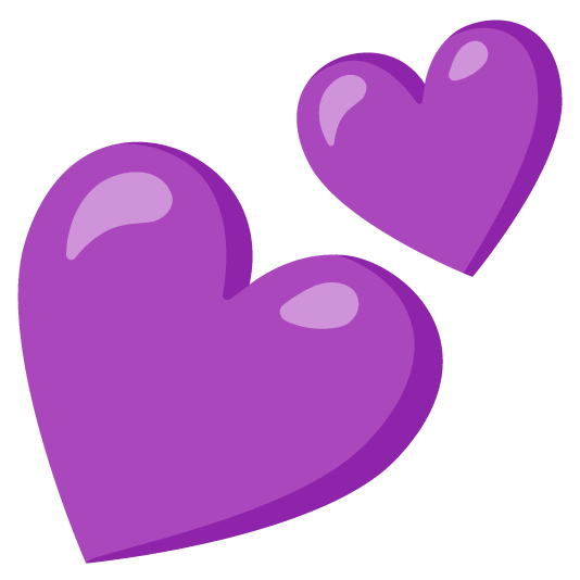 purplehearts Emoji
