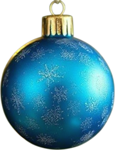 ChristmasBaubleBlue Discord Emoji