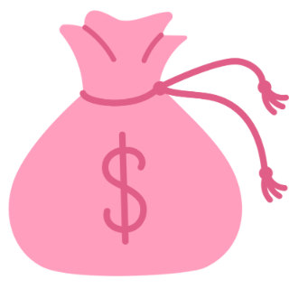 CoquettePinkMoneyBag Emoji