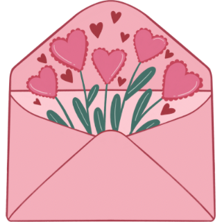 CoquettePinkHeartEnvelope Emoji