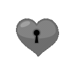 Grayheartlock Emoji
