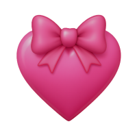 Pinkheartwithabow Emoji
