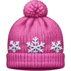 Pinkwinterhat Emoji