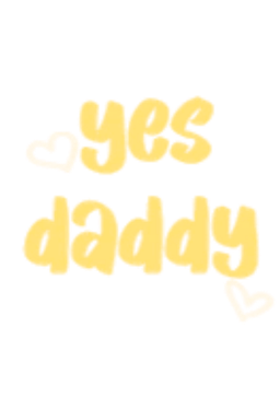 Yesdaddyyellowtext Emoji