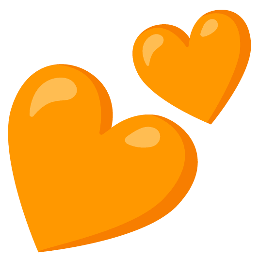 orangehearts Emoji