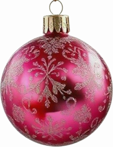 ChristmasBaublePink Emoji