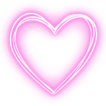 pink_neon_heart Emoji