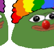 PepeClownBlobTrain Emoji