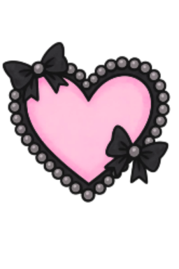 Pinkpearlbowheart Emoji
