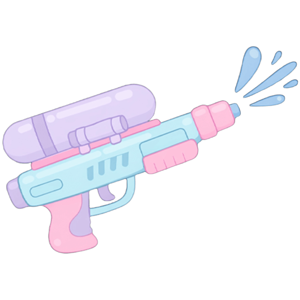PastelWaterGun Emoji