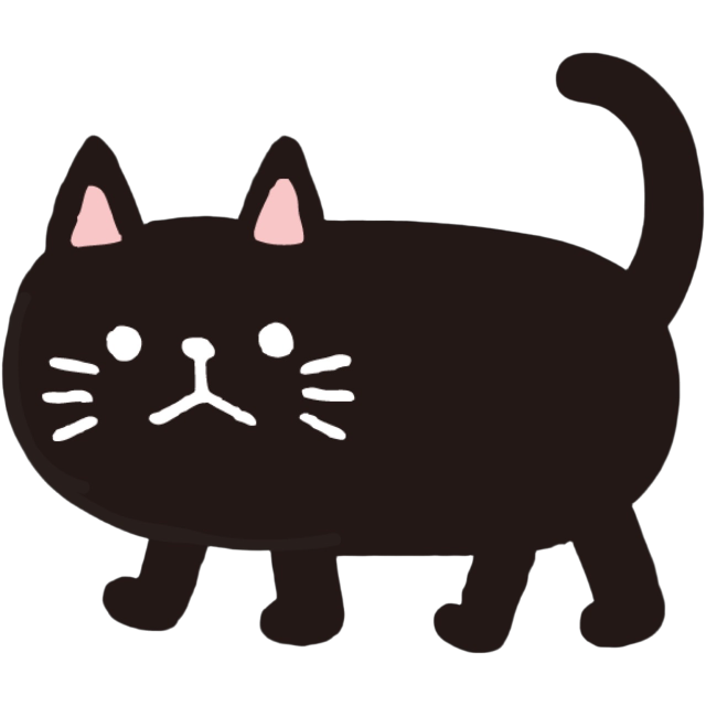 BlackCatWalk Emoji