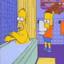 HomerHitWithChair Emoji