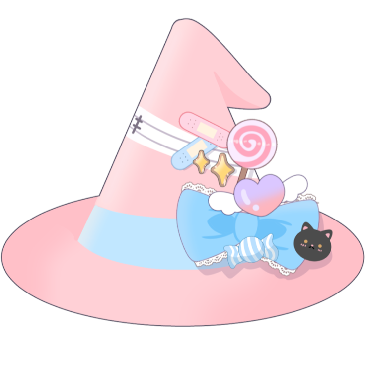PinkWitchHat Emoji