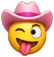 Pinkcowgirl Emoji