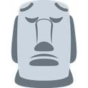 moyai_pensive Emoji