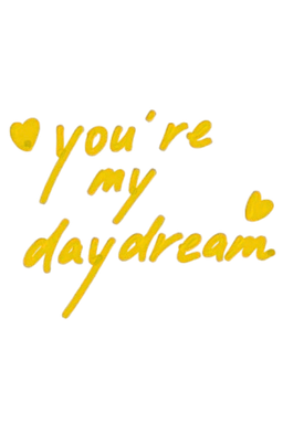 Daydreamyellowtext Emoji