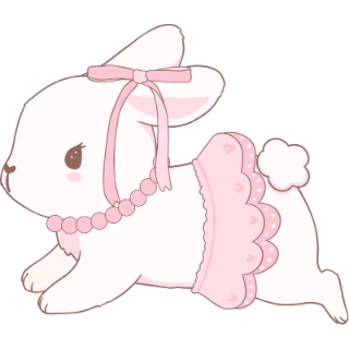 CoquettePinkRabbit1 Emoji