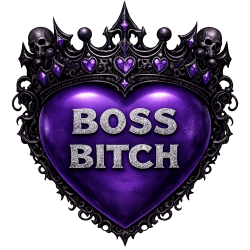 Bossbitchpurpleheart Emoji