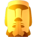 moyai_goldpray Emoji