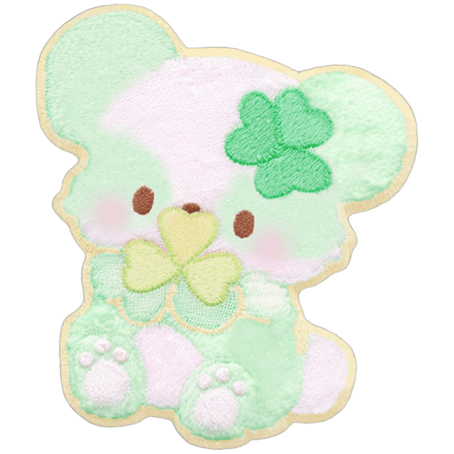 EmbroiderBearClover Emoji