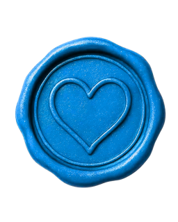 Lightblueheartwaxseal Emoji