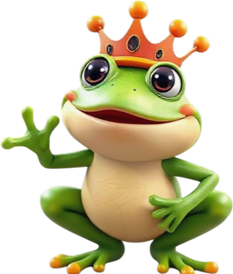 FrogKingHi Emoji