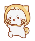 Mochi_tiger_costume_white Emoji