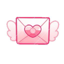 PinkLetterWings Emoji