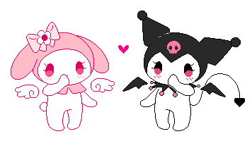 melody_and_kuromi Emoji