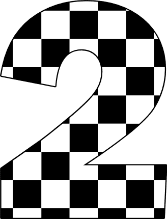 Checkered_Two Emoji