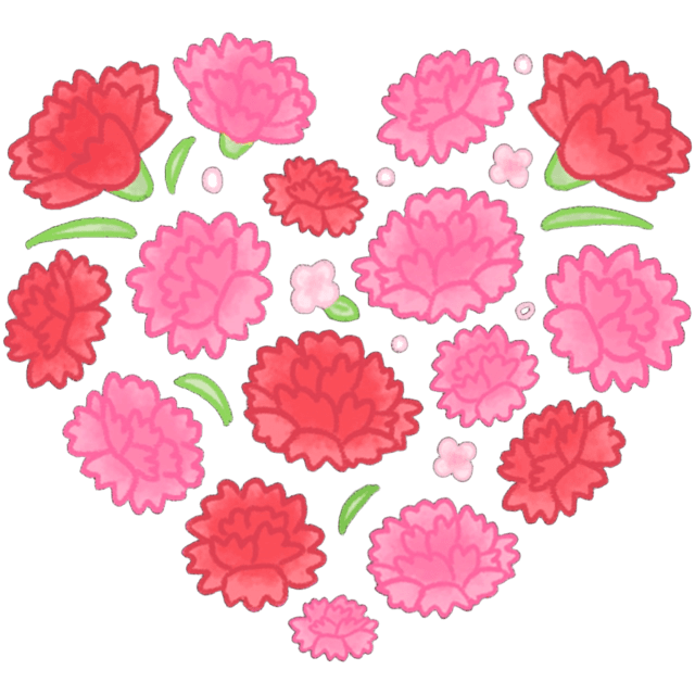 VBCarnationHeart Emoji