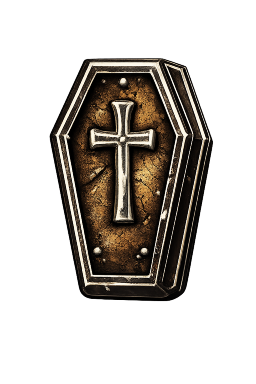 Yellowgothiccrosscoffin Emoji