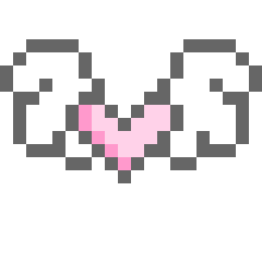 CuteHeartWings Emoji