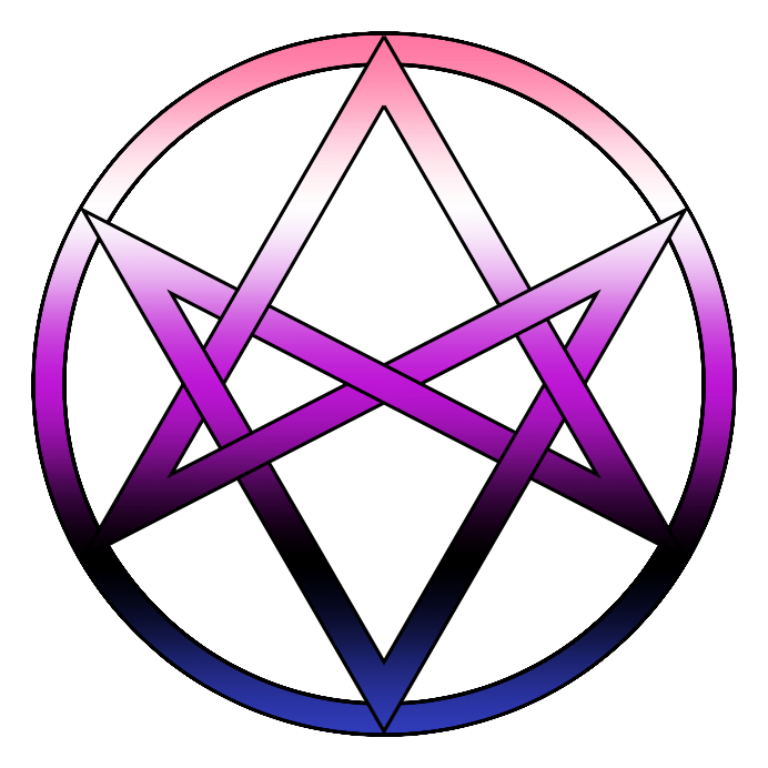 hexagram_genderfluid Emoji