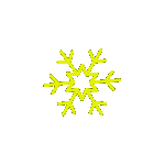 Yellowsnowflake Emoji