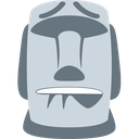 moyai_lipbite Emoji